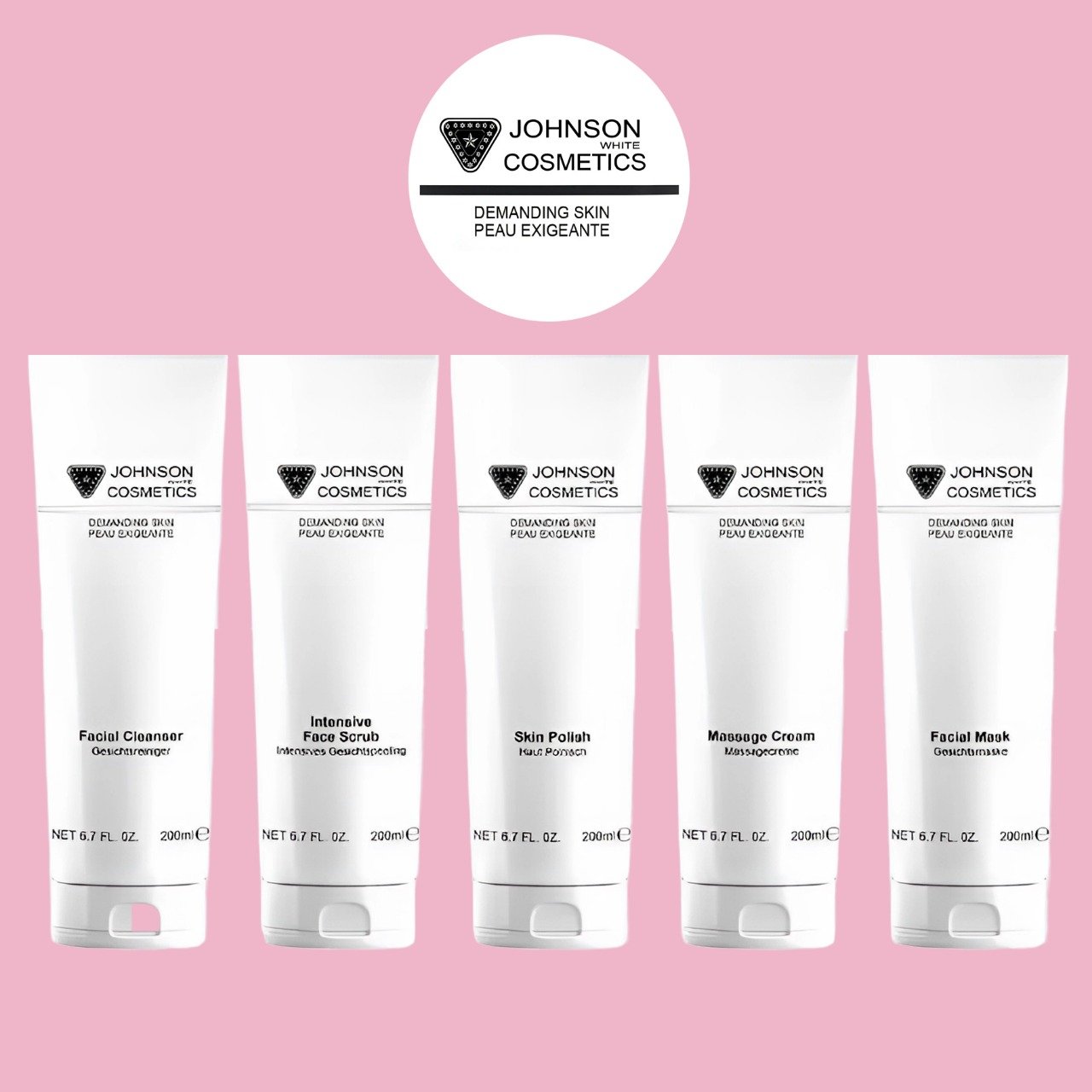 Johnson White Cosmetics Facial Kit (200ml Each) Pack of 5 Johnson