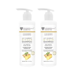 Johnson White Cosmetics Anti-Dandruff Ginger Shampoo (250ml) Combo Pack