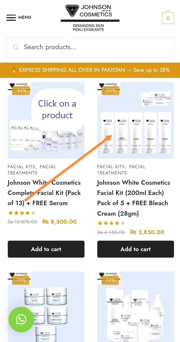 johnson-white-cosmetics-how-to-order-step-1