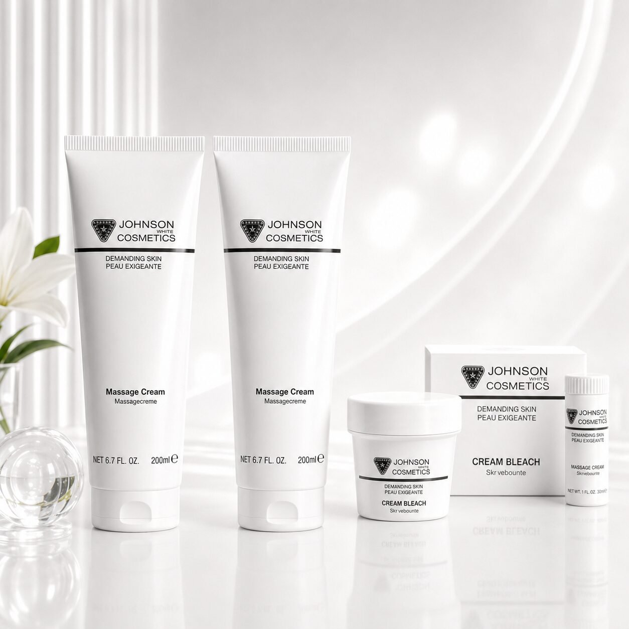 BUY 2 Johnson White Massage Cream GET Bleach Cream (28gm)