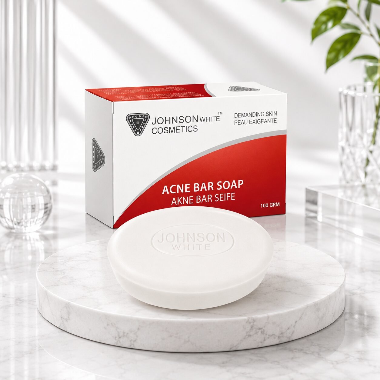 Johnson White Cosmetics Acne Bar Soap (100gm)