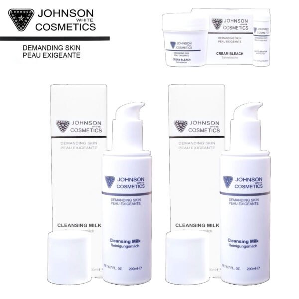 Johnson White Cosmetics Cleansing Milk (200ml) Combo Pack