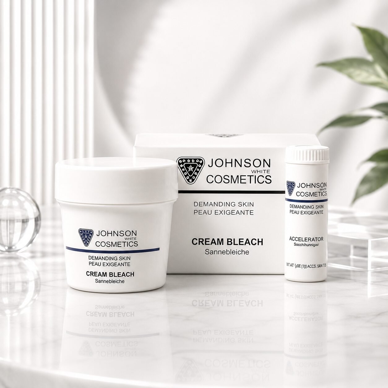 Johnson White Cosmetics Cream Bleach (80gm)