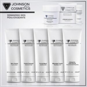 Johnson White Cosmetics Facial Kit (200ml Each) Pack of 5 + FREE Bleach Cream (28gm)
