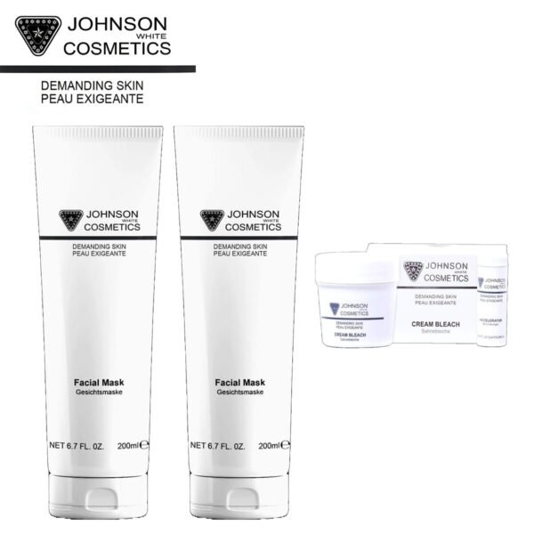 BUY 2 Johnson White Mask GET Bleach Cream (28gm) FREE