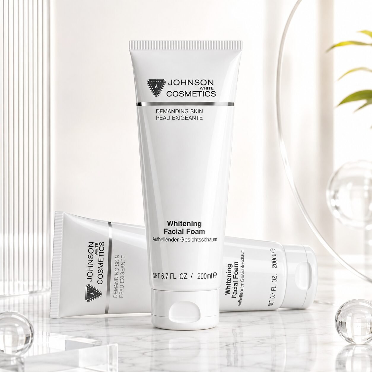 Johnson White Cosmetics Whitening Facial Foam (200ml)