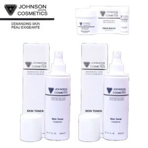 BUY 2 Johnson White Skin Toner GET Bleach Cream (28gm) FREE