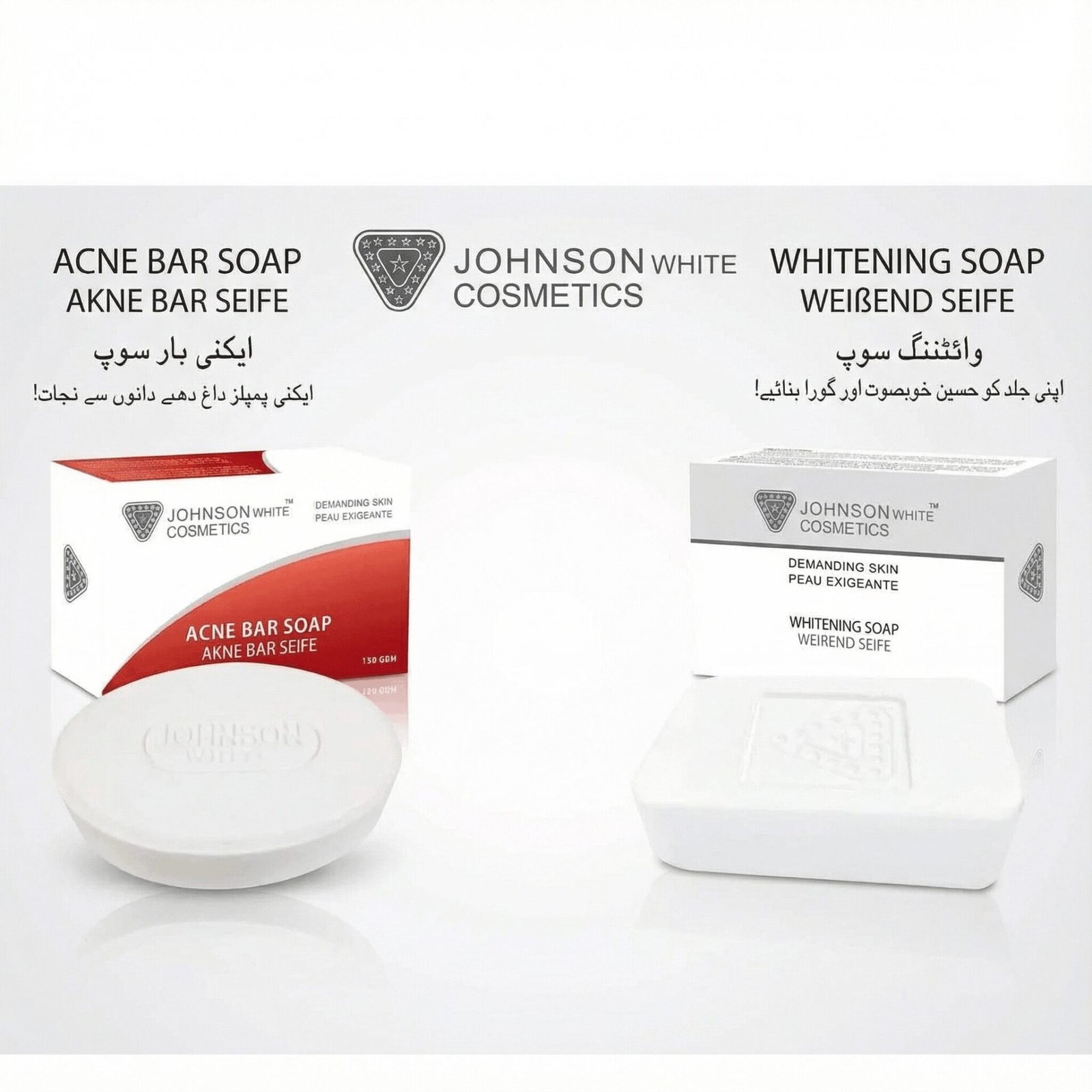 Johnson White Cosmetics Facial Soaps (Combo Deal)